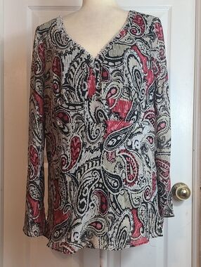 Bob Mackie Beaded Blouse